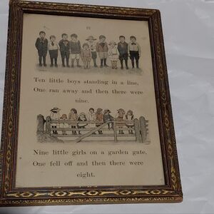 Vintage 'The Browne Readers' Book Art